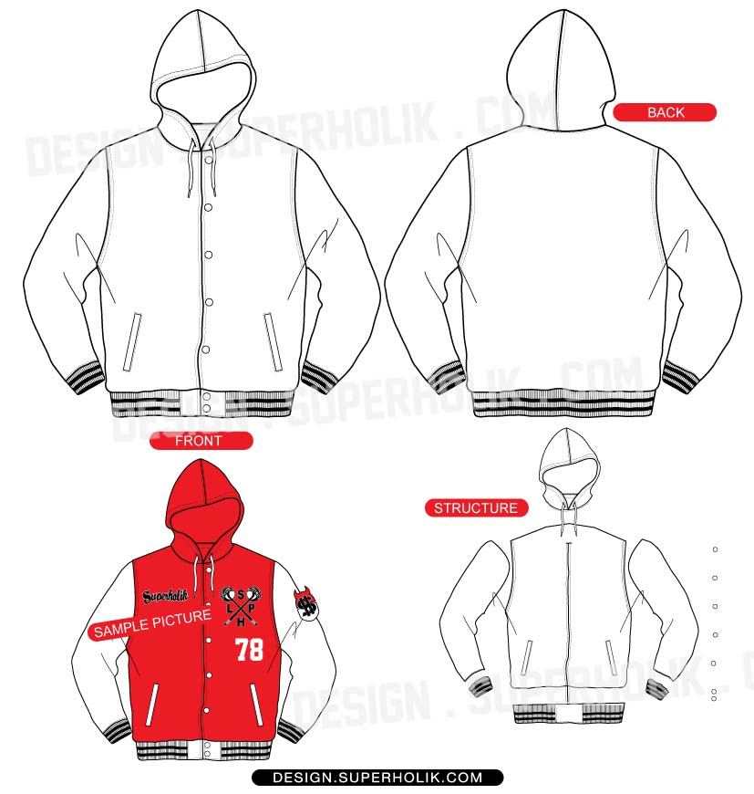 Fashion design templates, Vector illustrations and Clip