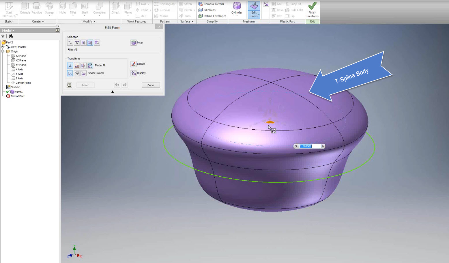 Autodesk Inventor 2015 Released Whats New? TSplines?