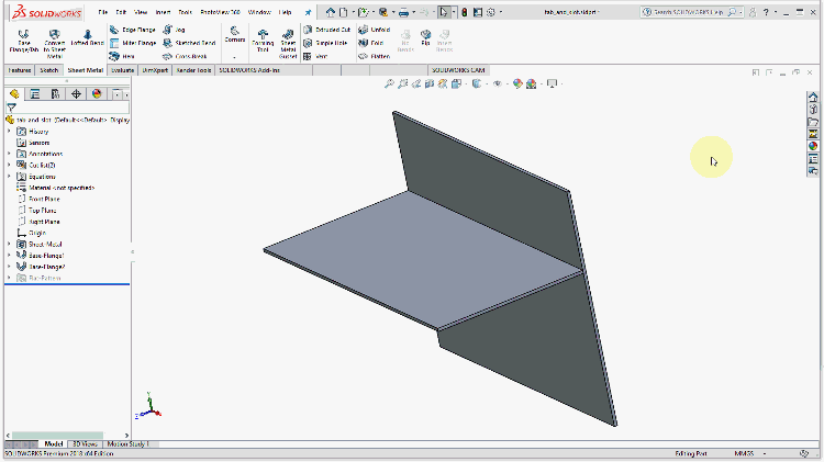 Solidworks tab and slot feature Solidworks tab and slot feature