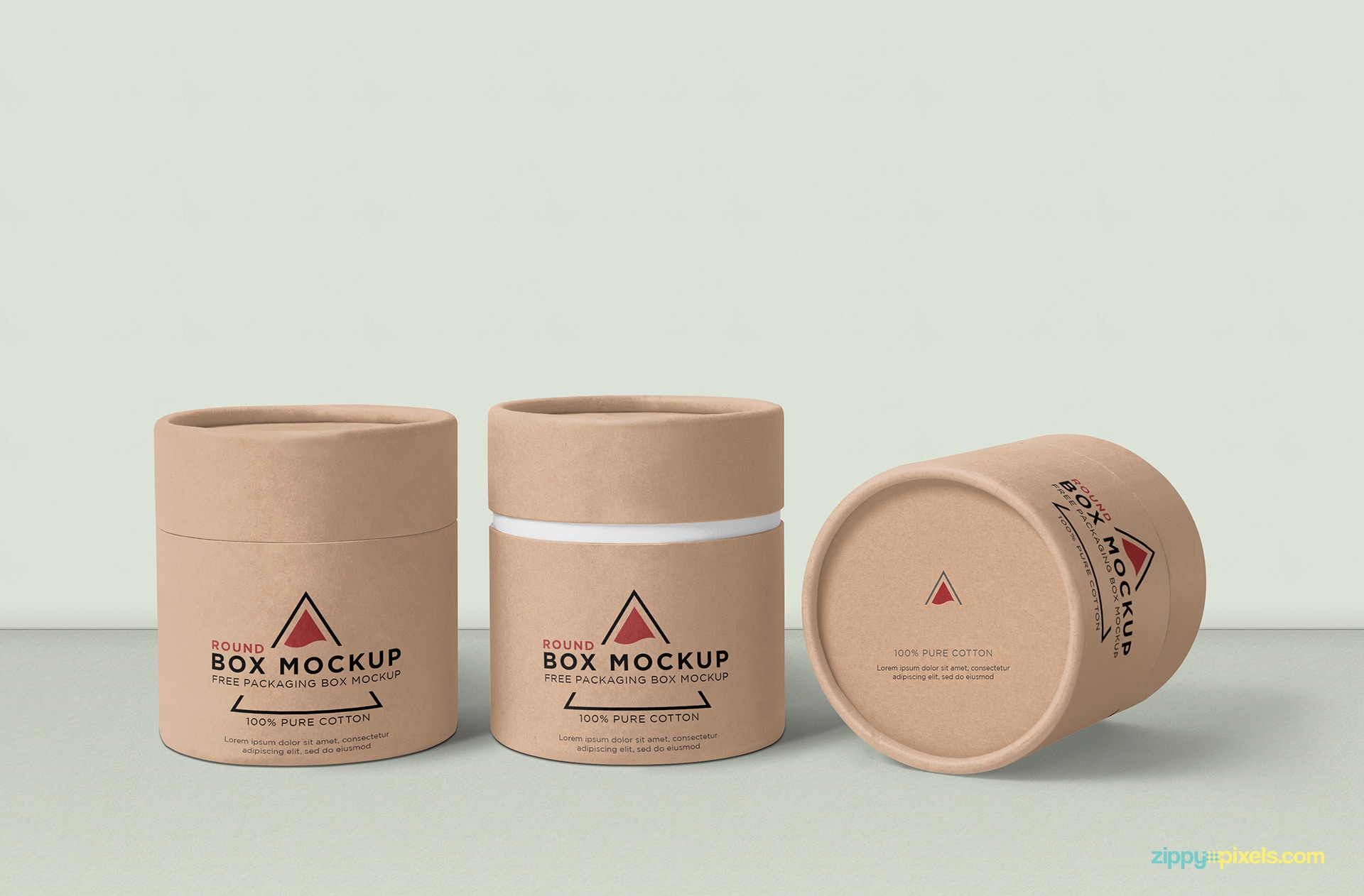 Round Box PSD Mockup Free Download DesignHooks