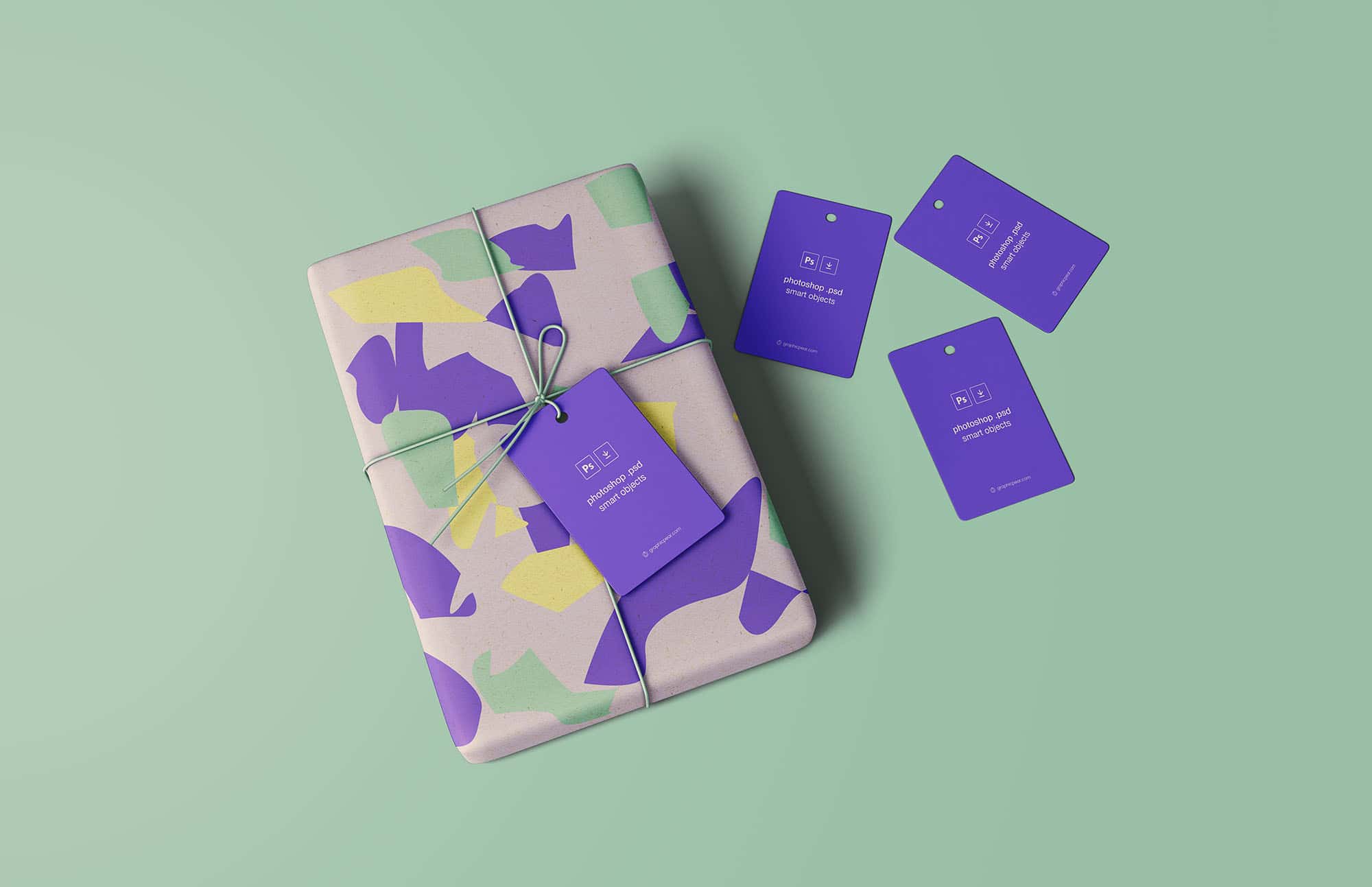 Download This Free Wrapped Gift Mockup Designhooks