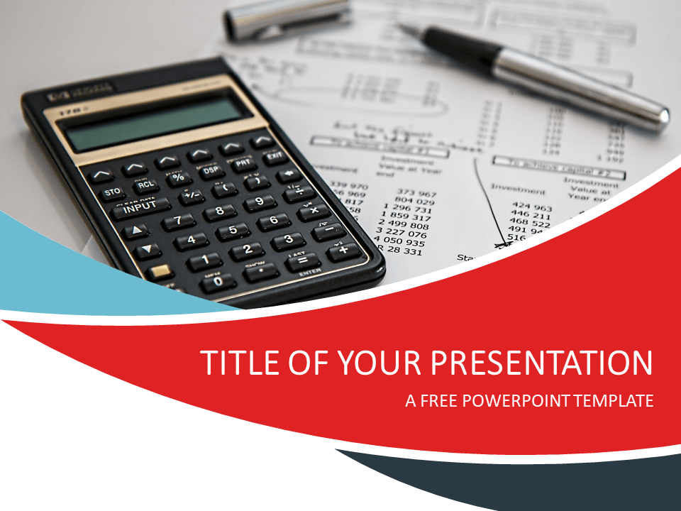 Free Finance Count Concept Powerpoint Template DesignHooks