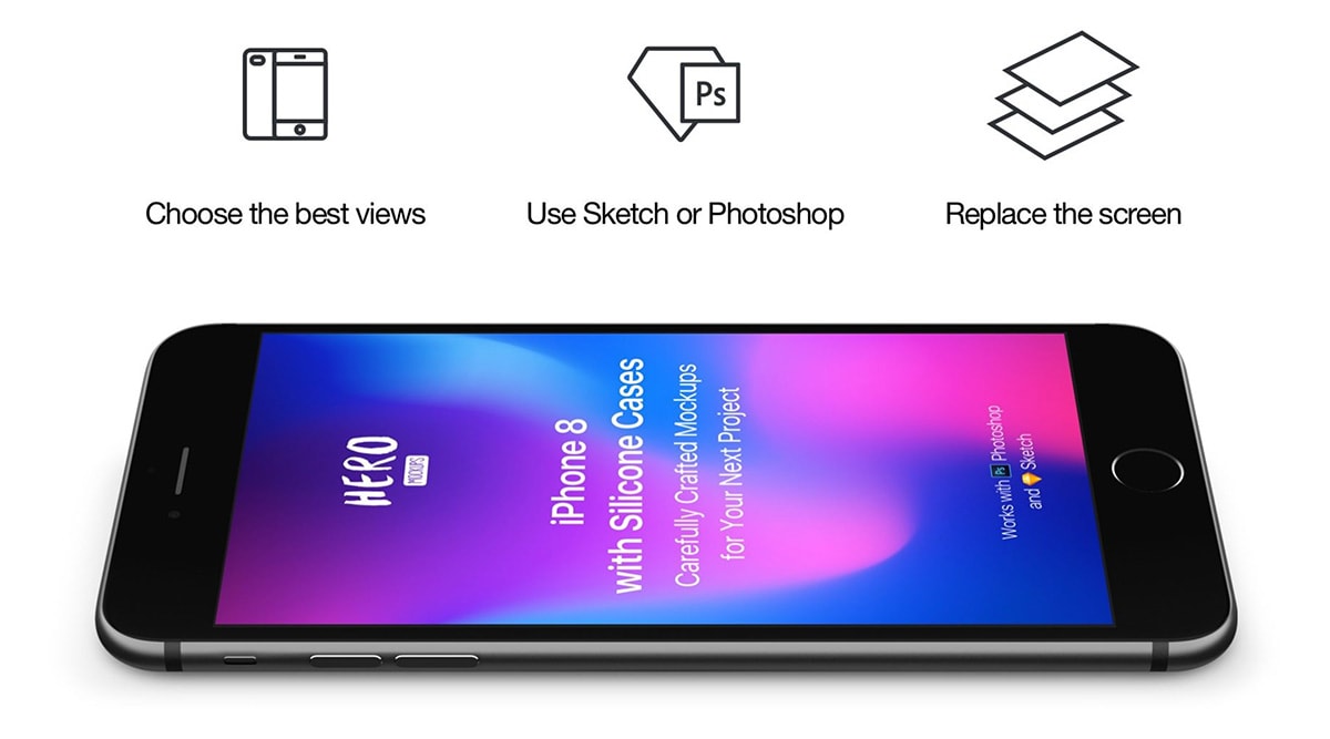 Mockplus has collected 25 free iphone 8 mockupspsd+sketch . Free Mobile Device Mockups For Presentations Designmodo