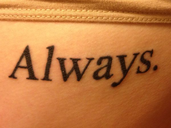 One Word Tattoos: Cool Looking Popular Examples - Design Press 450_x_600_jpg