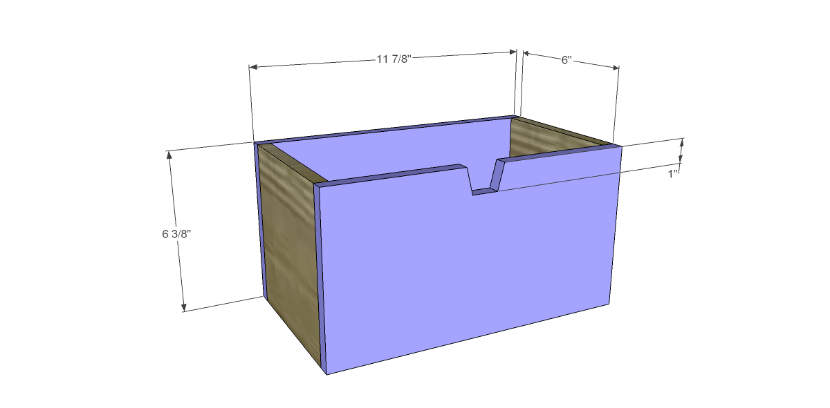 Free Plans to Build a Pottery Barn Inspired Wall Craft Organizer