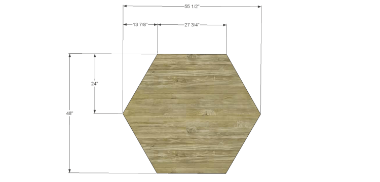 Build a Hexagon Table
