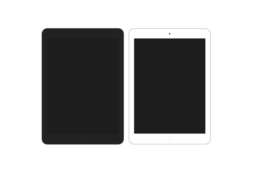 Mockup of an ipad and an iphone placed on a peach color surface. 50 Ipad Mockup Psd Png Templates Design Shack