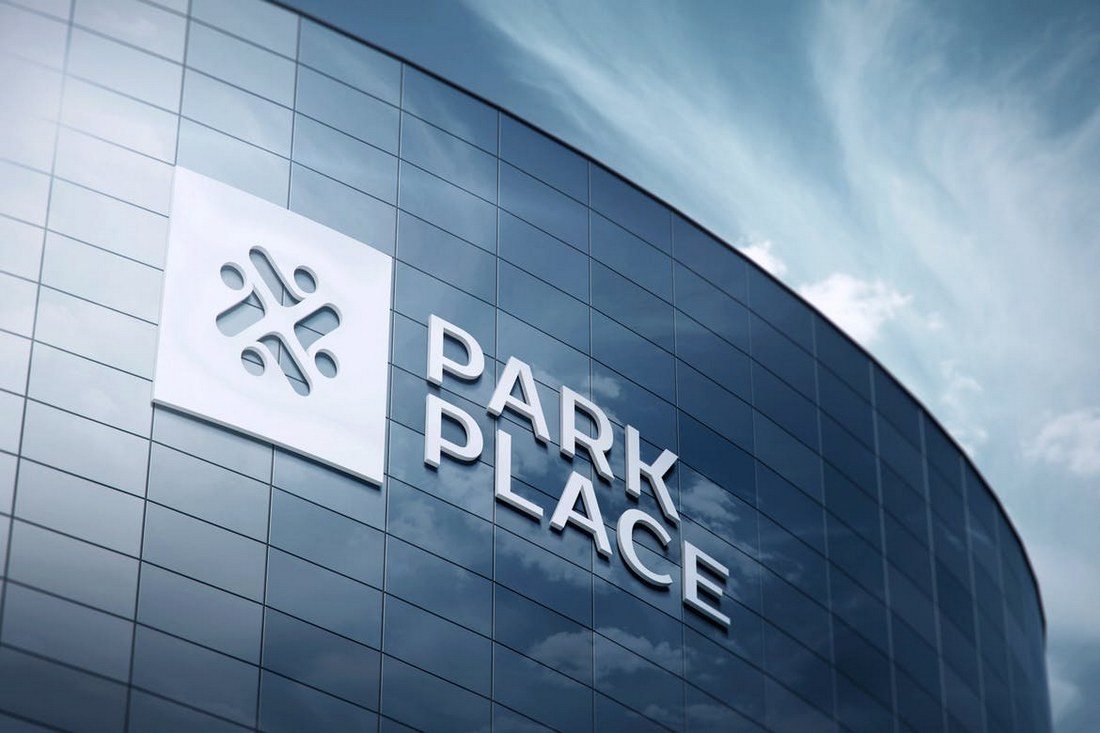 This mockup set shows how a logo would look rendered in 3d as an app icon or as 3d . 35 Best 3d Logo Mockup Templates Design Shack