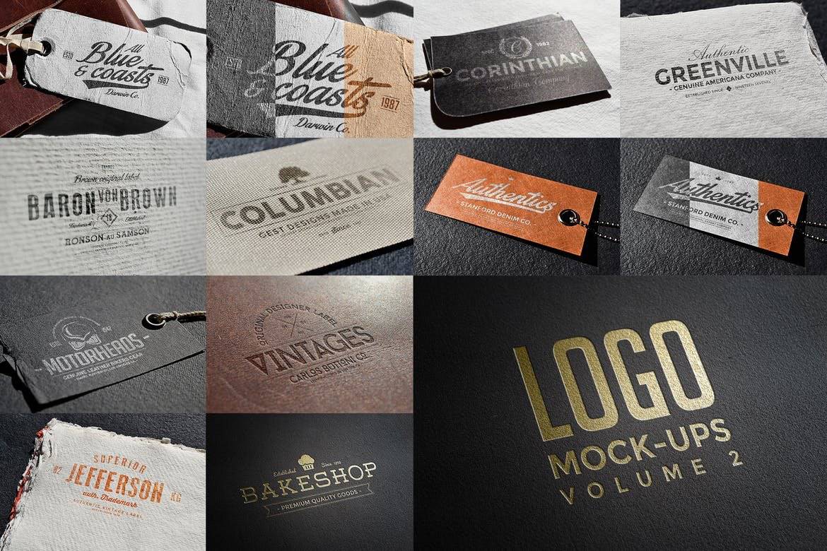 Logo mockups bundle is often available in psd file format. 100 Logo Mockup Templates Psd Vector 2022 Design Shack