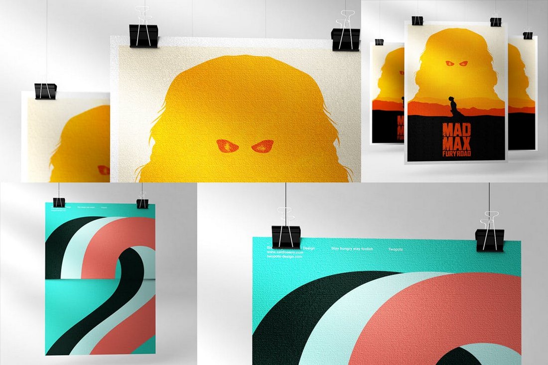 Multiple wooden frame mockup 3d realistic rendered. 50 Best Poster Mockup Templates 2022 Design Shack