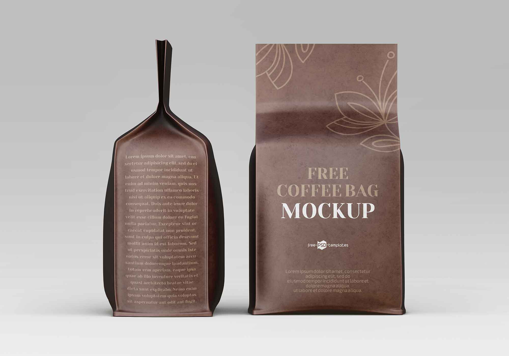 Matte coffee bags mockups psd. 25 Coffee Bag Mockup Templates Free Premium Design Shack