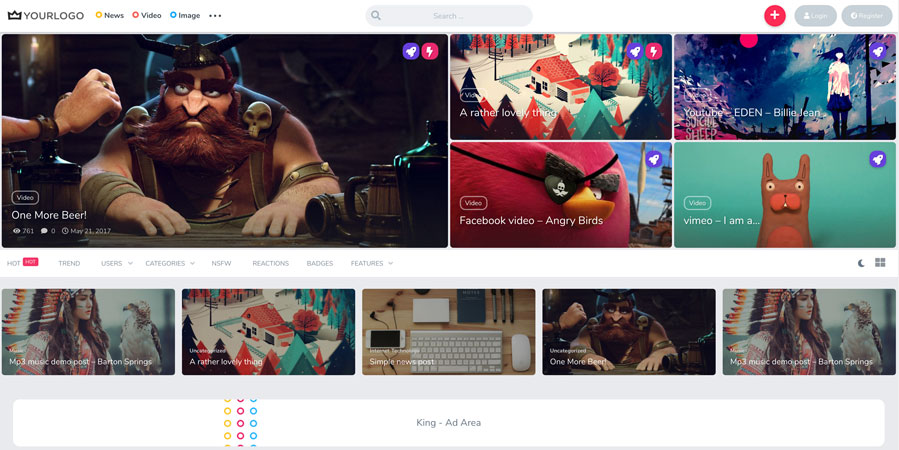 King posts king favorites king followers king following. 15 Best Viral Wordpress Themes For Viral Magazine Blog And Buzz Websites 2020 Designmaz