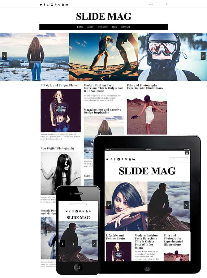 Adding nice looking and manageable wordpress slideshow to your site without delving into the meat of coding controls of your template. Slide Mag WordPress Theme - Dessign Themes - Premium WordPress Themes for Creatives