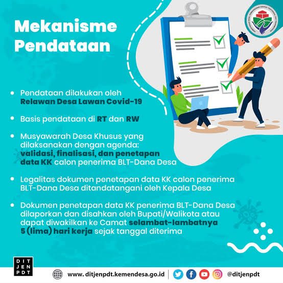 Penerima blt dana desa sebesar rp 300 ribu lewat link website ini. Warga Desa Yang Belum Miliki Nik Dapat Menerima Blt Dana Desa Www Detikriau Org