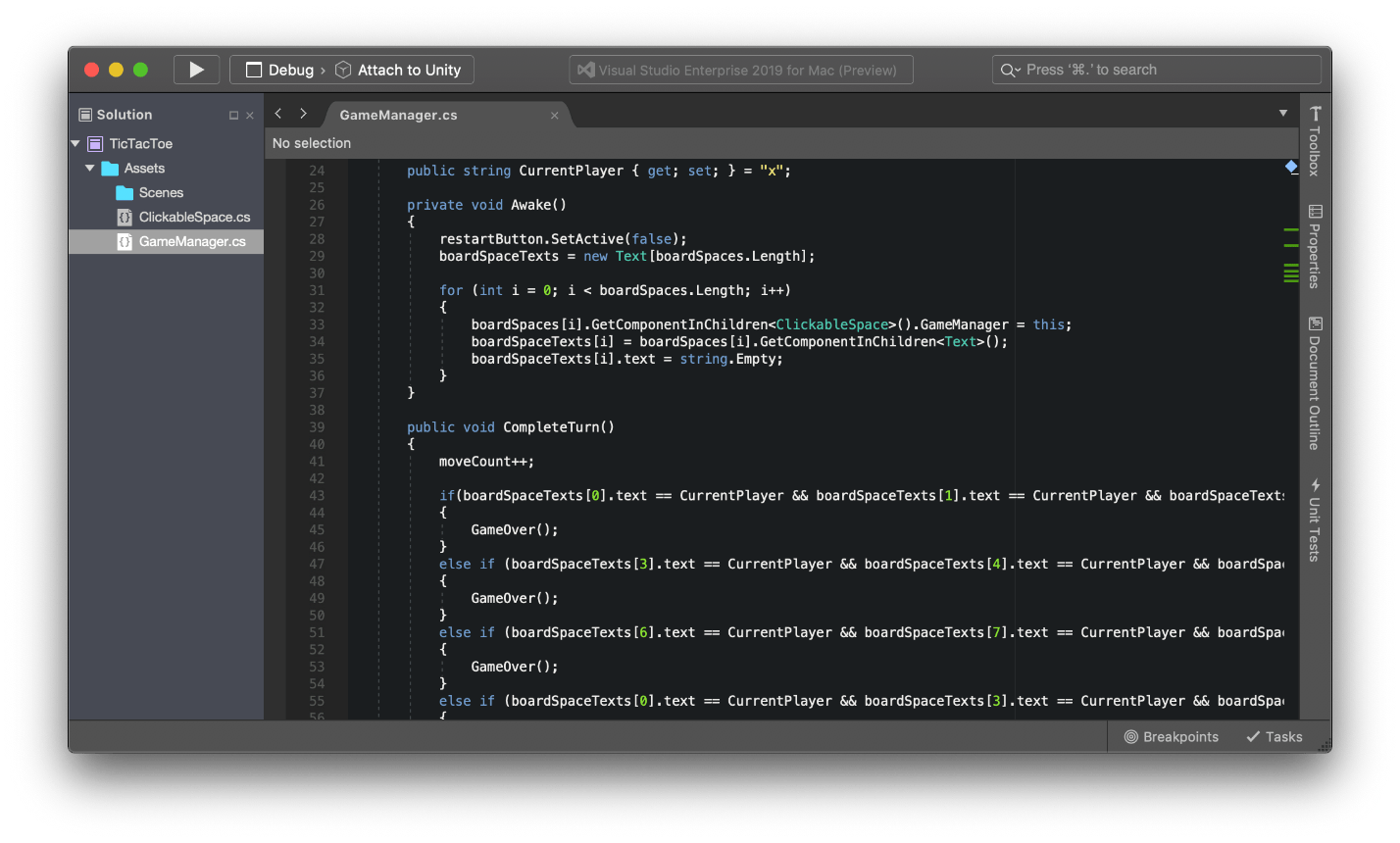 Design & develop video games. Make Games With Visual Studio For Mac And Unity Visual Studio Blog