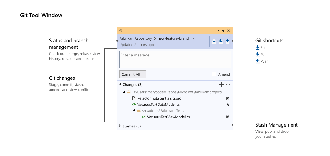Improved Git Experience In Visual Studio 2019 Visual Studio Blog