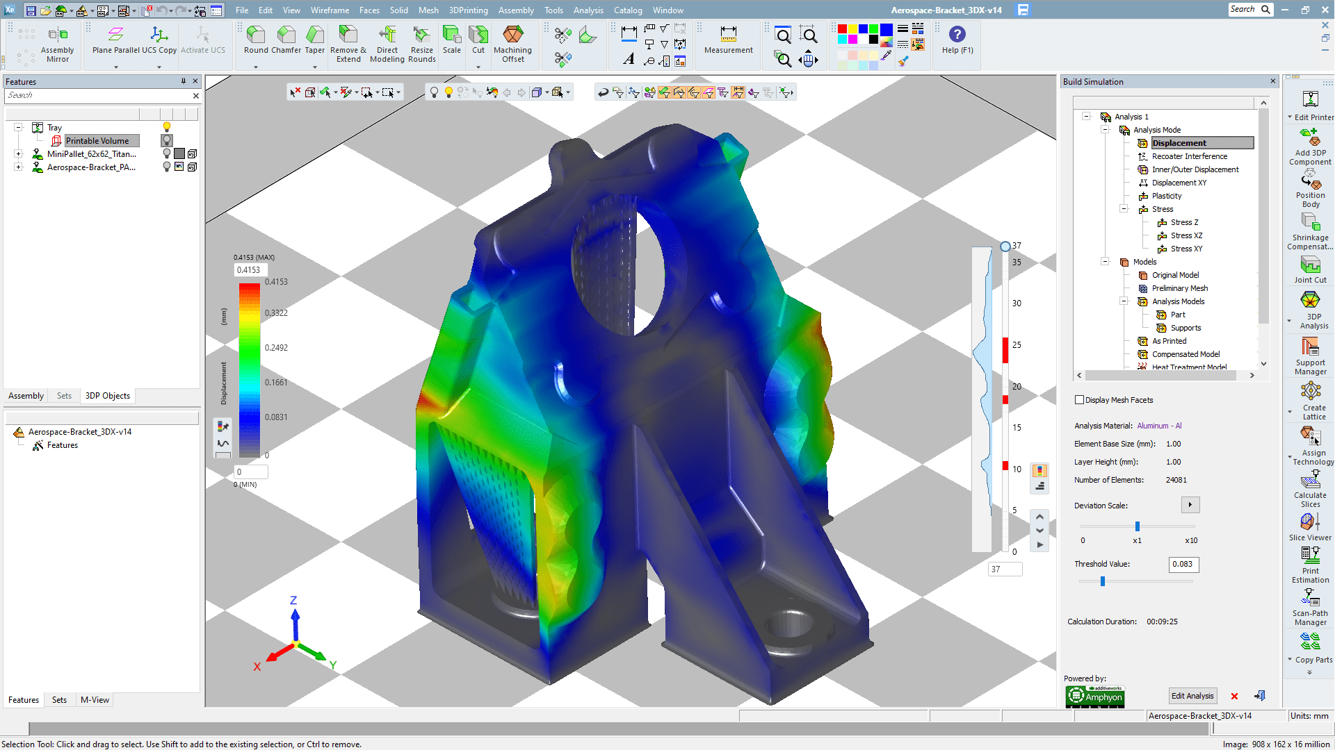 3d Systems 3dxpert For Solidworks Build Simulation Analysis Develop3d