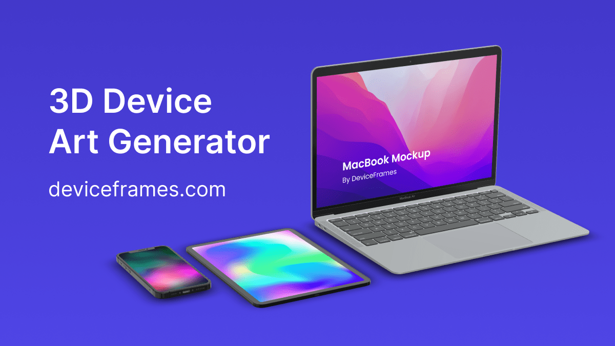 Mockuper, the free mockups generator to create custom images to show your awesome works. Device Frames 3d Device Mockup Generator