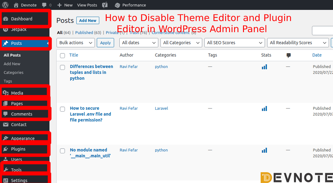 Add the following code to the functions.php file of your wordpress theme to remove theme editor . How To Disable Theme Editor And Plugin Editor In Wordpress Admin Panel