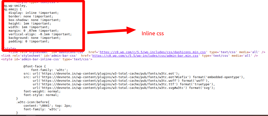 Podemos modificar el css de cuatro formas distintas : How to Inline CSS Content to external convert in WordPress - Devnote