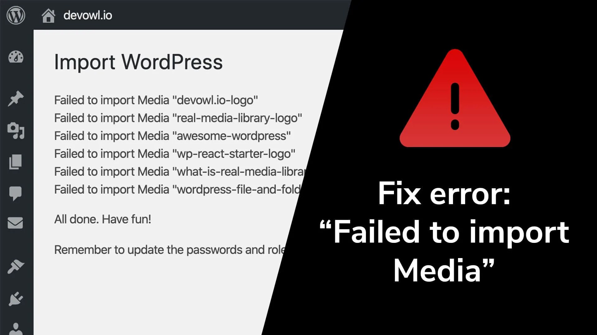 Find out which account on your server is the apache service account · step 2: Wordpress Fix Failed To Import Media Error