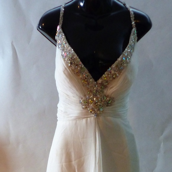 Mac duggal designer dress pageant. Mac Duggal Dresses White Formal Nwt Size 4 Mac Duggal Designer Poshmark
