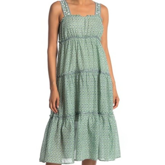 Max Studio Dresses New Max Studio Sleeveless Tiered Dress L Poshmark