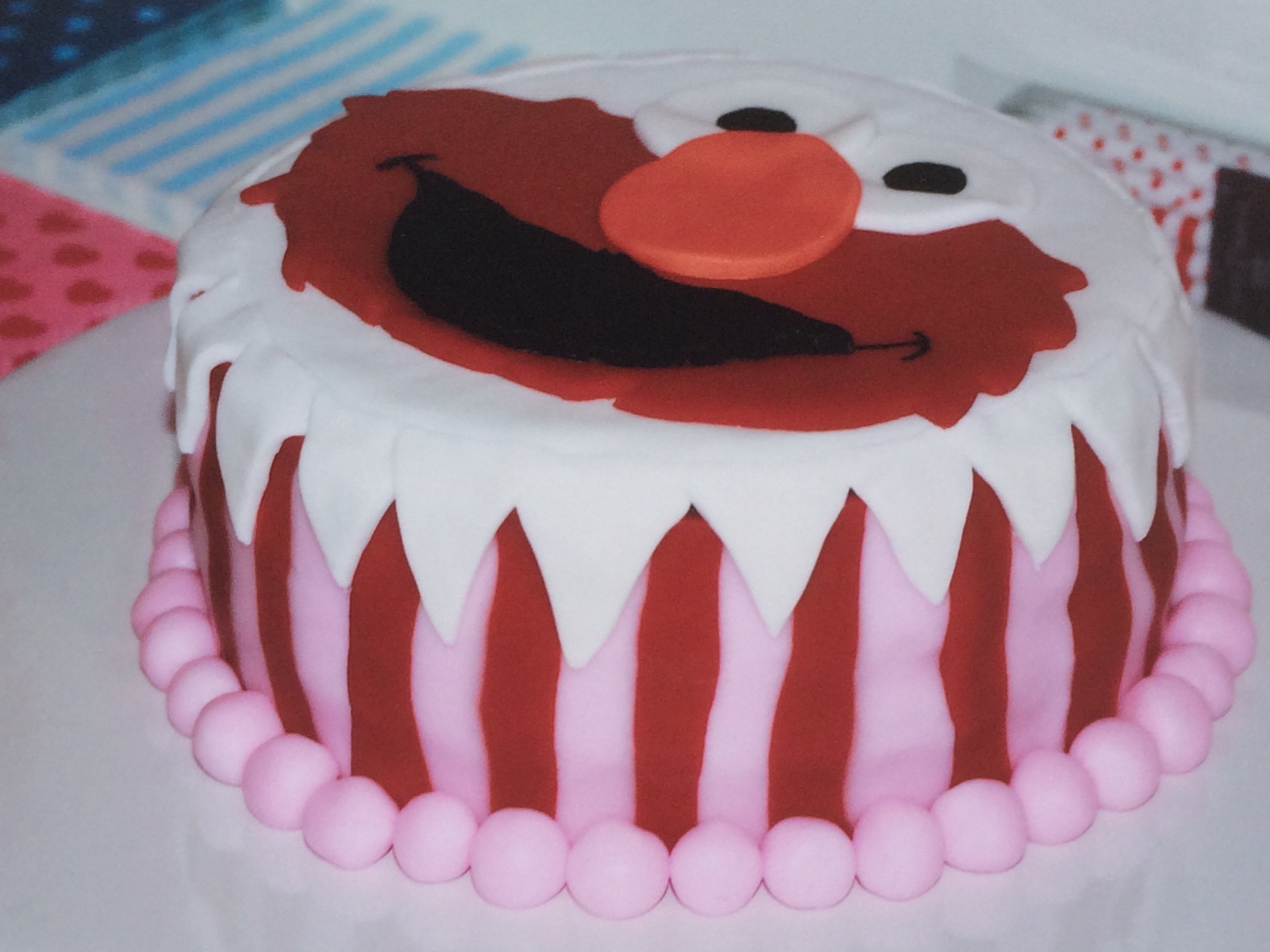 Elmo birthday cake