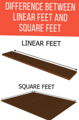 Buying too little will require another order, which will add transportation costs and cause material characteris. Difference Between Linear Foot And Square Foot Differbetween