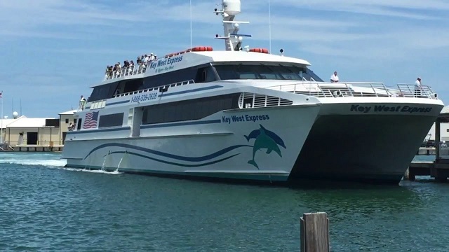 The name of the boat is key west express. Florida