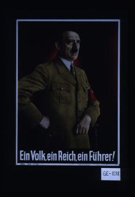 Ein Volk, ein Reich, ein Fuhrer! – Works – Digital Collections