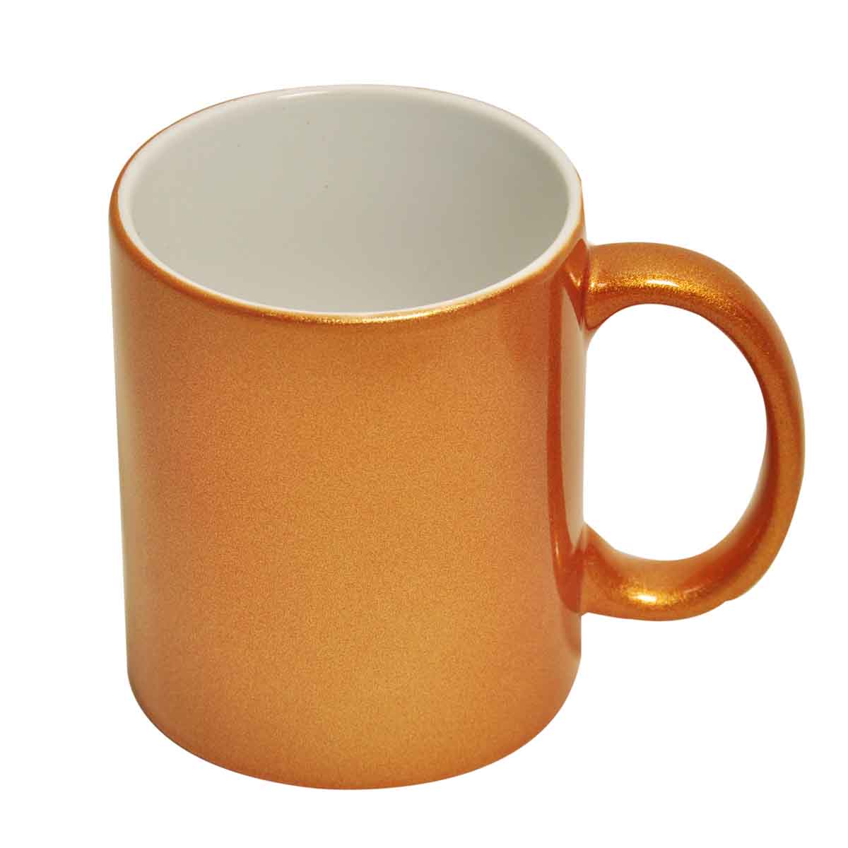 Metallic Gold color mugs