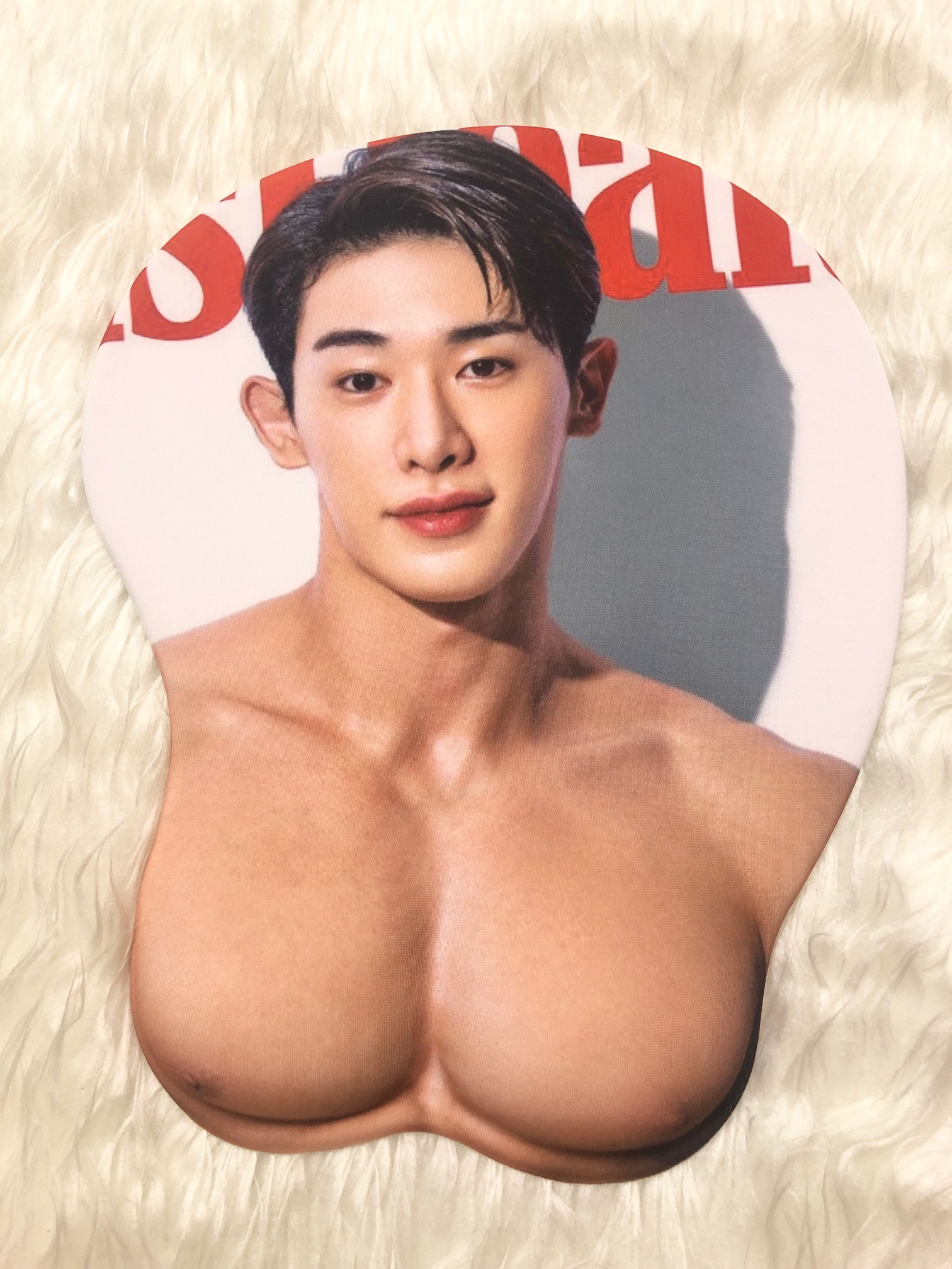 His Bare Pecs in Captivating Nude