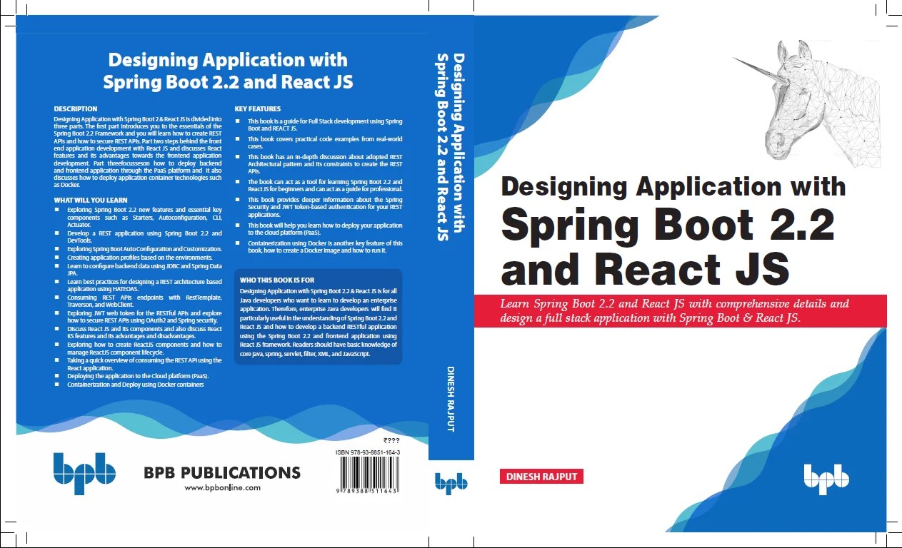 Designing Applications with Spring Boot and React JS