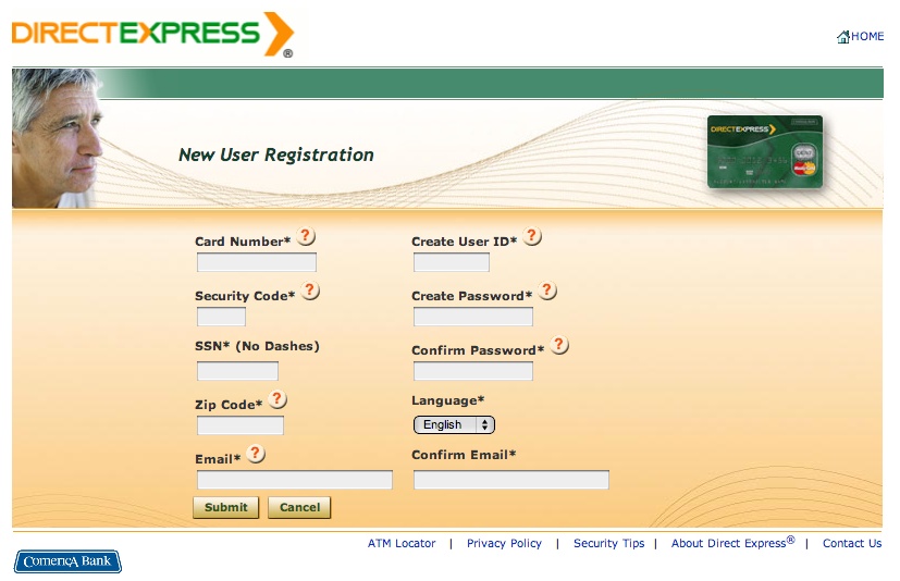 Activate direct express card Direct Express Card Help