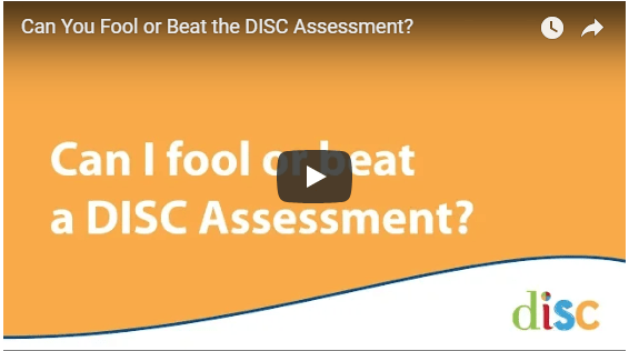 You will be completing two sections. Can You Fool Or Beat The Disc Assessment Disc Personality Testing Blog