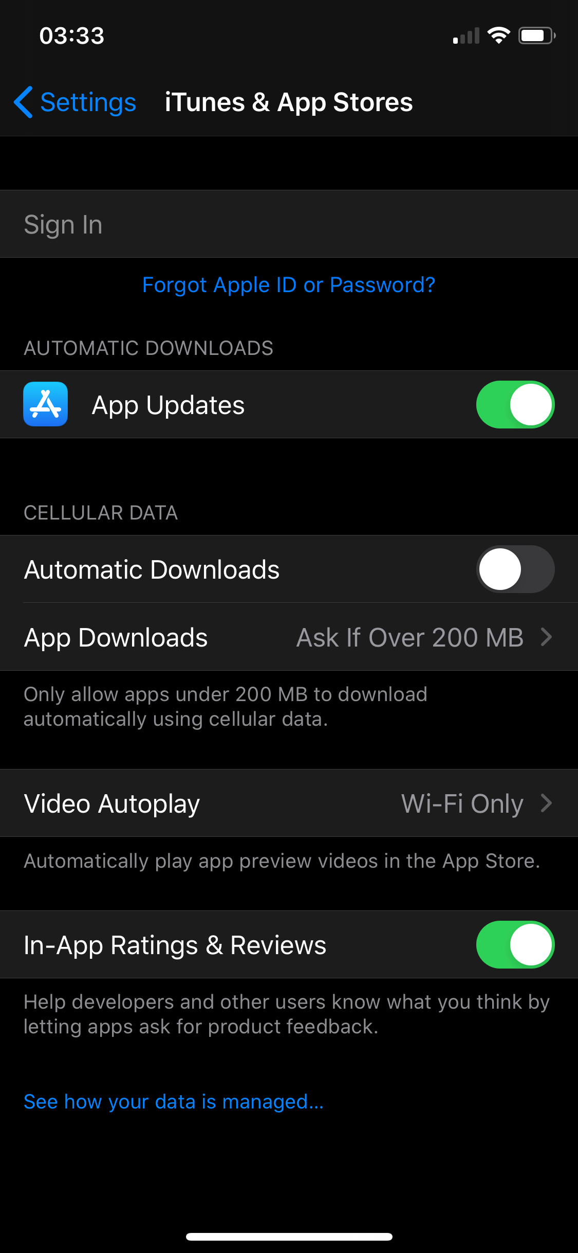 Select shut down and then shut down your iphone. Cant Sign In To Itunes App Store Apple Community