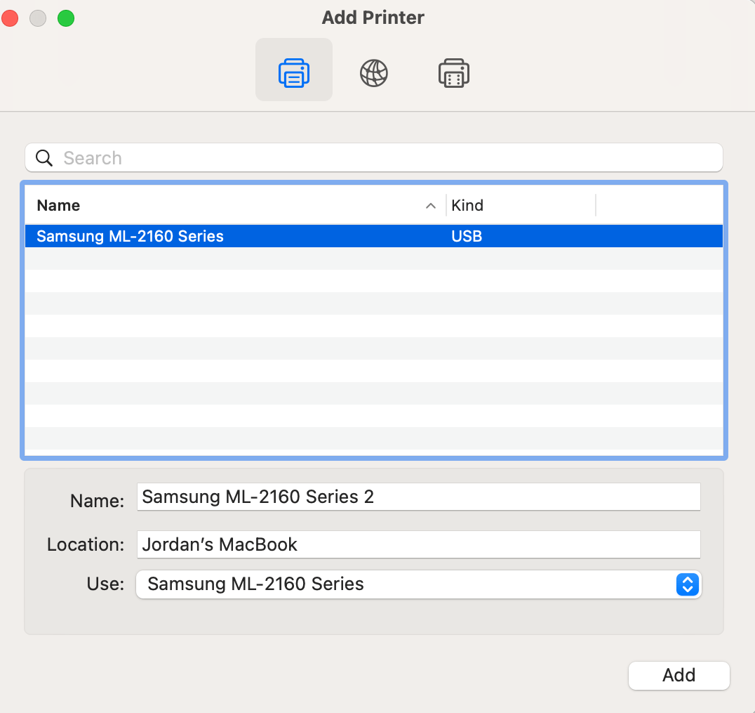 Please download it from your system manufacturer's website. Big Sur Samsung Ml 2160 Printer Apple Community