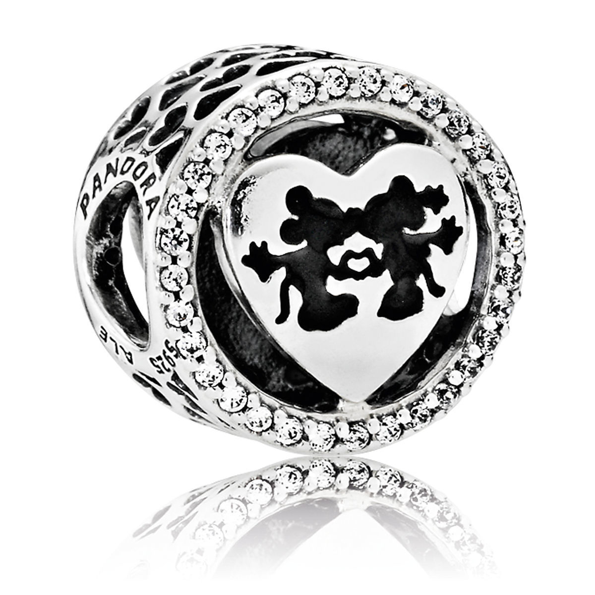 Mickey and Minnie Mouse Sweetheart Charm by Pandora