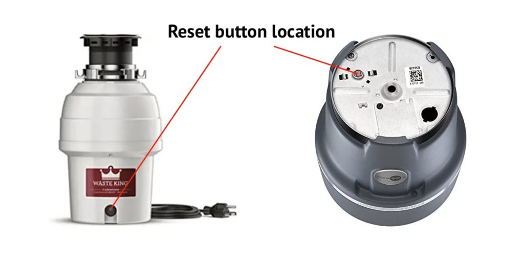do garbage disposals have a reset button on them Wiring Work