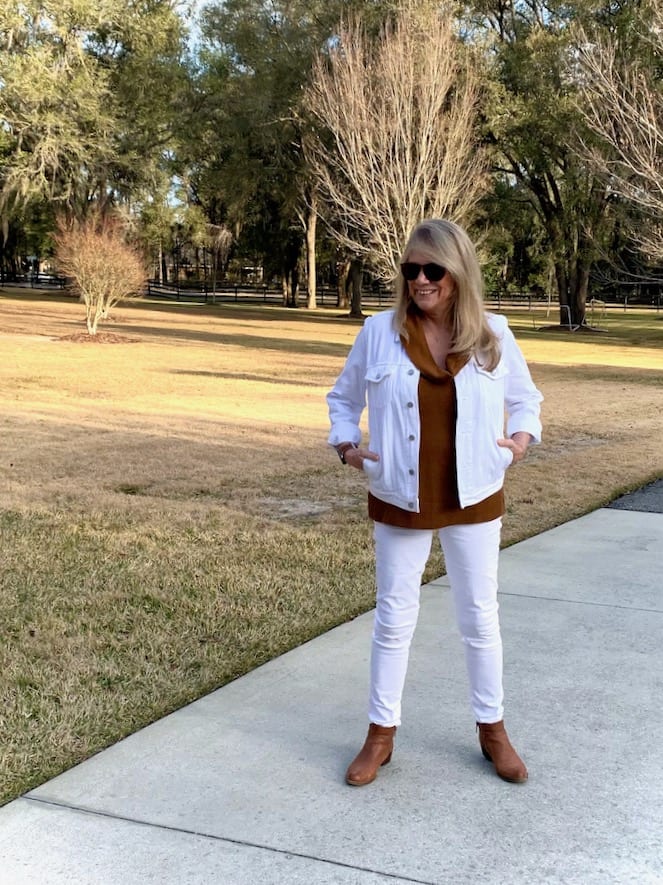 White Jeans In Winter - Florida Style 