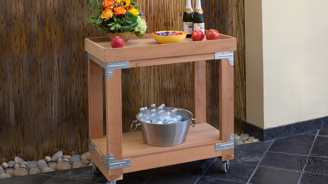 Build the ultimate diy mobile workbench that fits both your table saw and miter saw with these plans. Indoor/Outdoor Bar Cart - DIY Done Right
