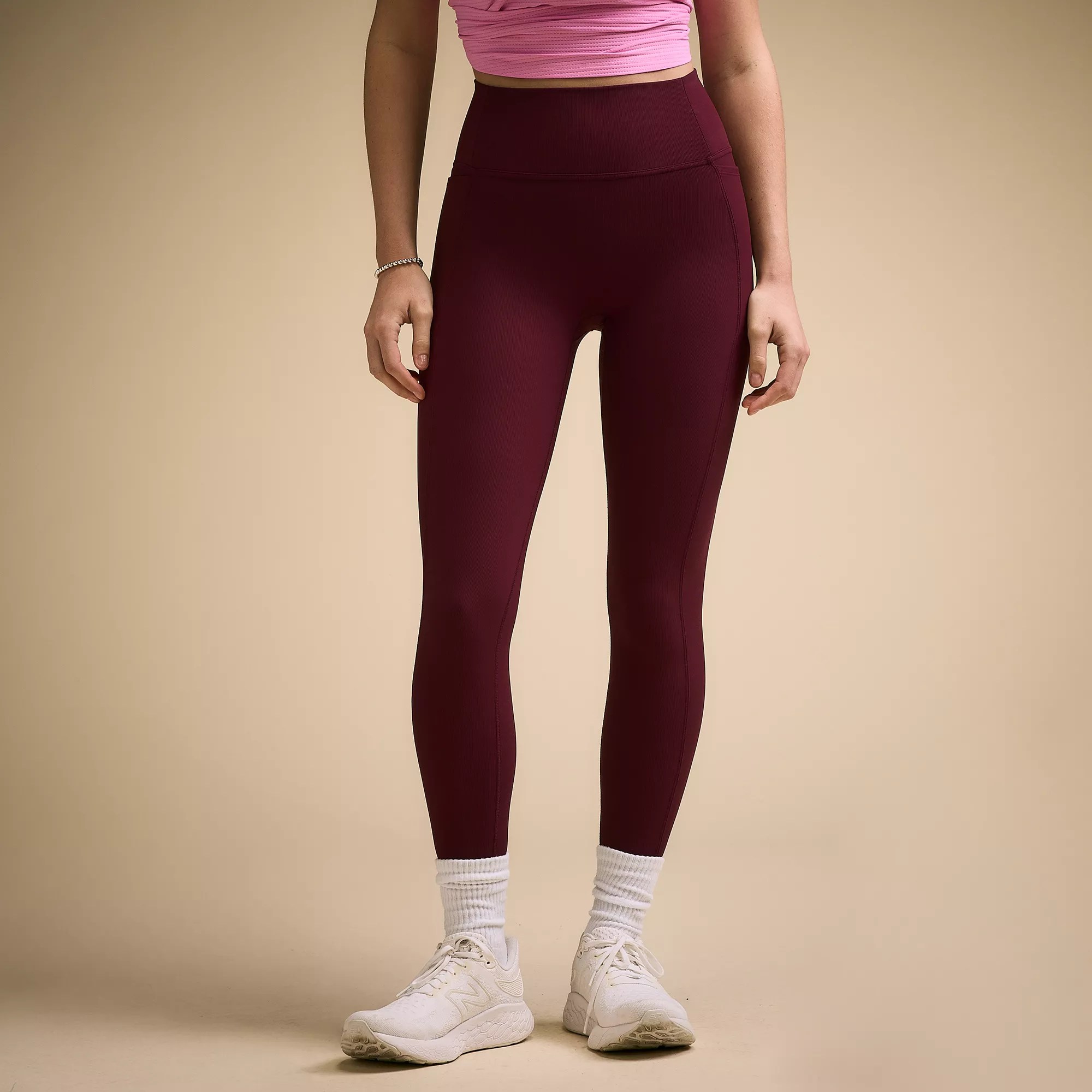 Calia Women’s Essential Rib Leggings (Emerald Falls)