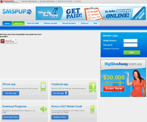 It is just a matter of joining . Smspup Com Free Sms Australia Download Ringtones Mobile Phone Games
