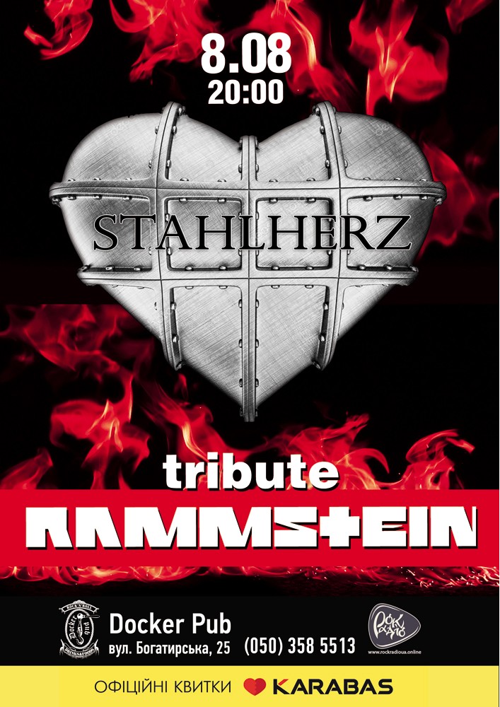 Rammstein are one of rock's most individual and successful bands. Tribute Rammstein Band Stahlherz Docker Pub
