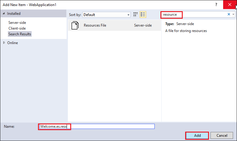 Globalisation et localisation dans ASP.NET Core | Microsoft Docs