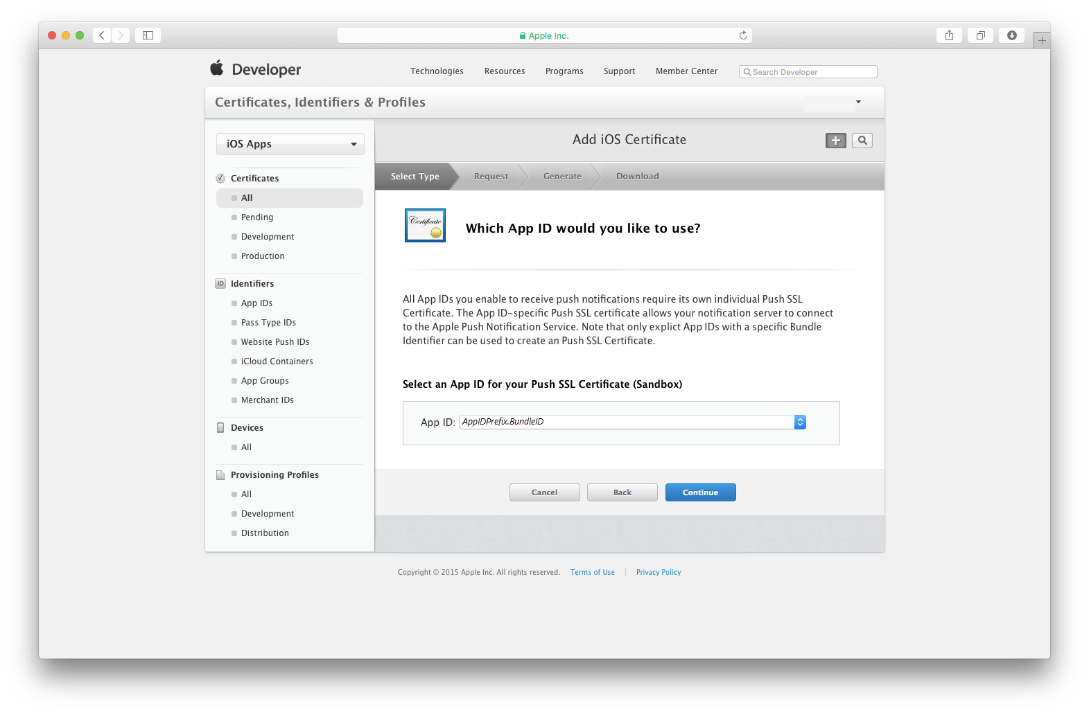 Notifications push dans iOS - Xamarin | Microsoft Docs