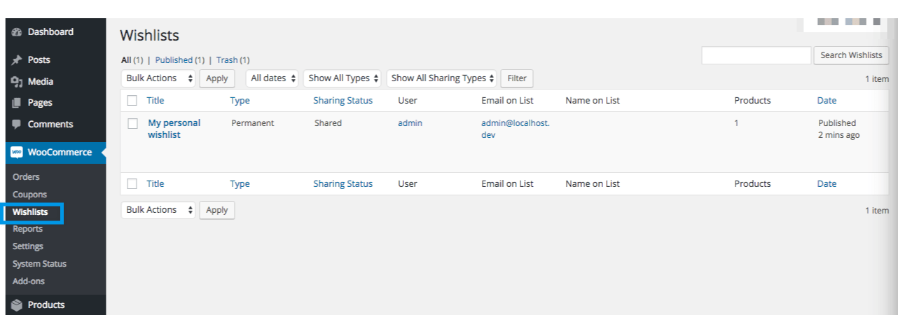 From birthdays to weddings and . Woocommerce Wishlists Woocommerce Docs