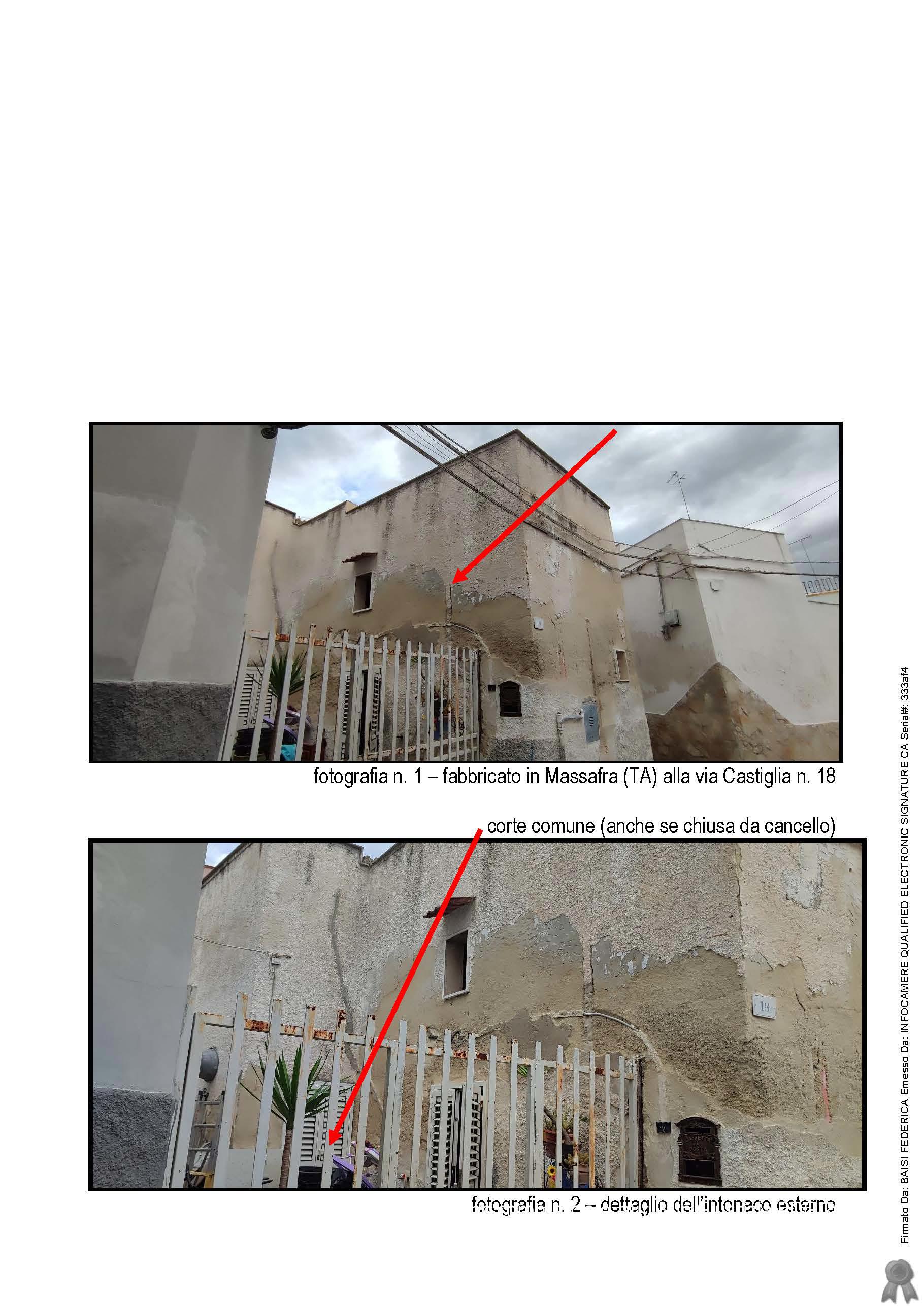 Asta giudiziaria Abitazione di tipo civile via Castiglia n. 18, Massafra TA