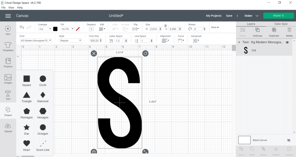 Script type font has all the curly flourishes at the end of each stroke. How To Make A Split Monogram On Cricut Design Space Dollar Crafter